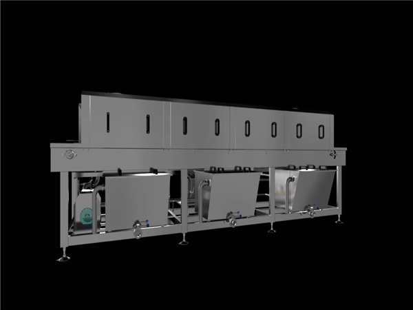 食品洗筐機(jī)，周轉(zhuǎn)筐洗筐機(jī)，全自動(dòng)洗筐機(jī)，山東新大新設(shè)備