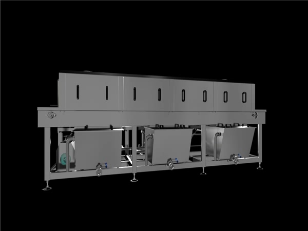 可定制凈菜周轉(zhuǎn)筐清洗機(jī)，全自動(dòng)周轉(zhuǎn)筐清洗設(shè)備