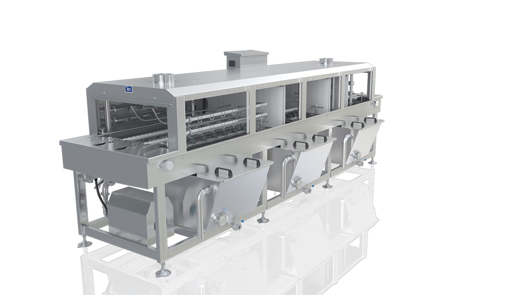 托盤式洗筐機(jī) 高壓噴淋隧道式滅菌清洗